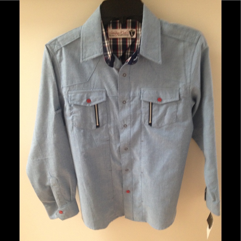 🌟Sovereign Code Boys Button Up Shirt